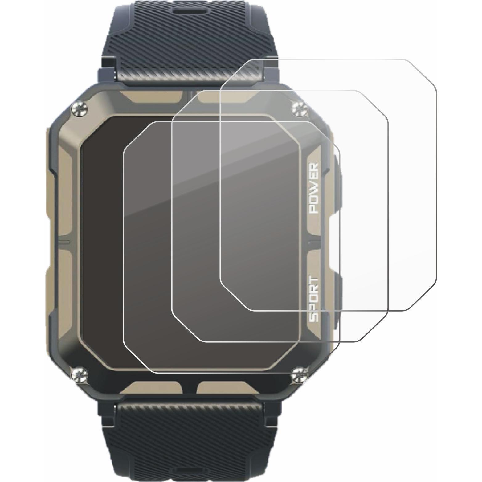 Thumbnail - BROTECT AirGlass Panzerglasfolie, Smartwatch Schutzfolie, Transparent