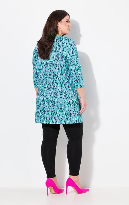 Produktbild Ulla Popken Longshirt, A-Linie, Tunika-Ausschnitt, 3/4-Arm (46, 48)