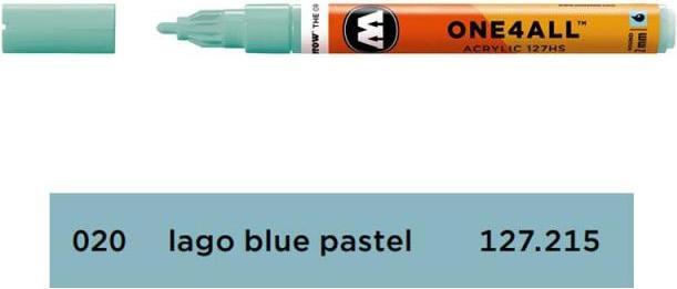Actual product image Molotow Felt-tip pen One4all 127HS go blue 020 (Lago blue pastel, 2 mm, 1 x)