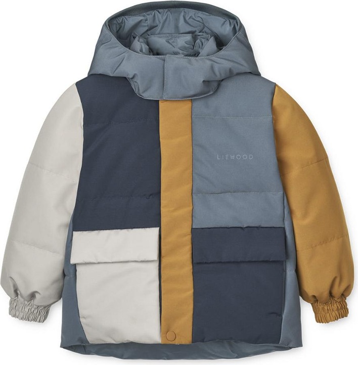 Produktbild Liewood Reversible Daunenjacke Paloma Whale blue multi mix 1 Jahr (Grösse 80) (80)