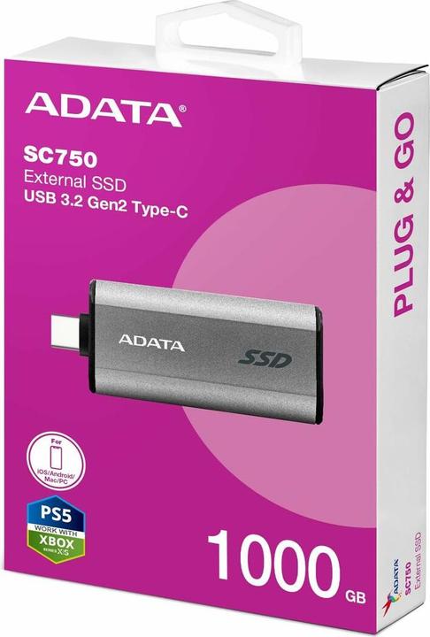 Actual product image Adata SC750 (1 TB)