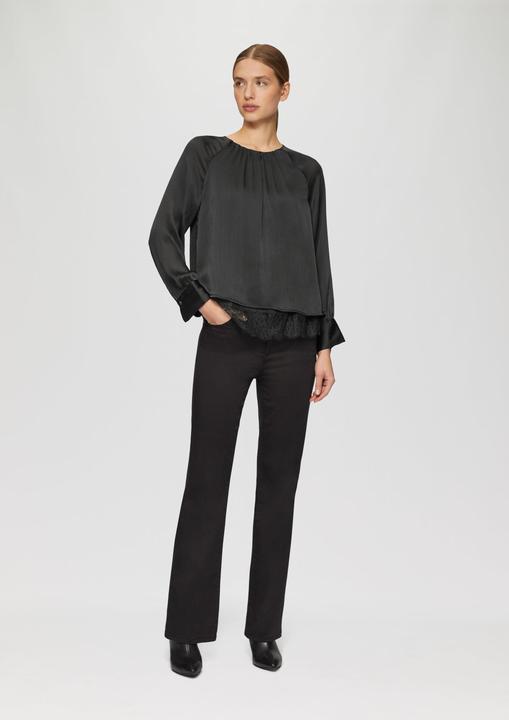 Immagine prodotto S.Oliver Bluse Festive Viskosebluse mit Struktur und Raglanärmeln (34)