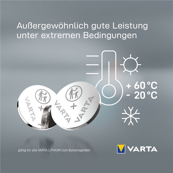 Produktbild Varta Cr2032 (5 Stk., CR2032, 230 mAh)