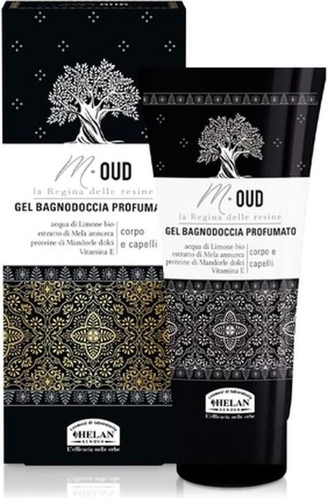 Actual product image Helan Oud Shampoo Bath for Men with Vitamin E & Sweet Almonds Proteins (200 ml)