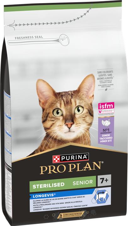 Immagine prodotto Pro Plan Gatto sterilizzato 7+ Tacchino1,5kg (Adulto, 1 pz., 1500 g)