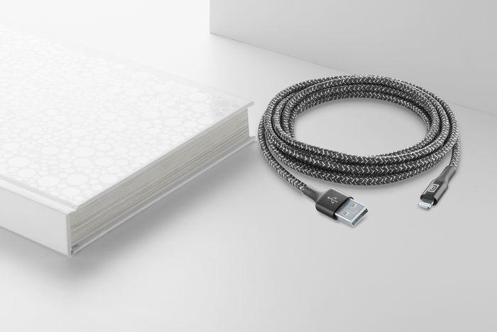 Produktbild Cellularline Long Cable 250cm - USB to Lightning (2.50 m)