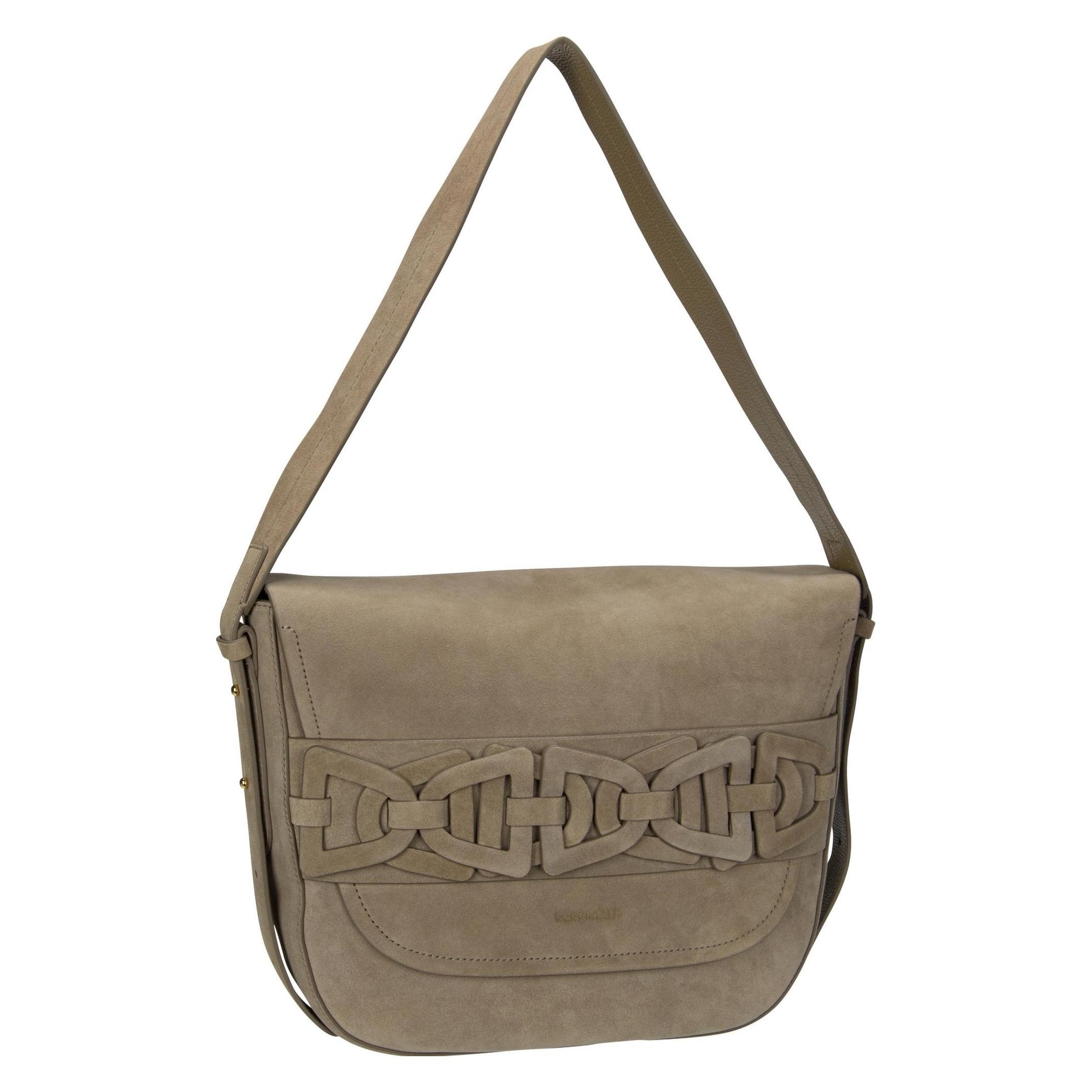 Coccinelle, Damen, Handtasche, Umhängetasche Gitane Suede 1201, Braun