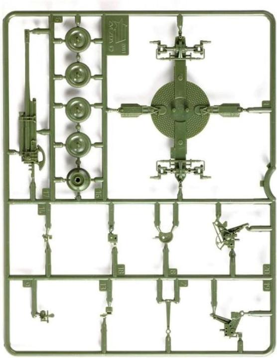 Actual product image Carson 1:72 Soviet 85 mm Anti-Aircraft Gun
