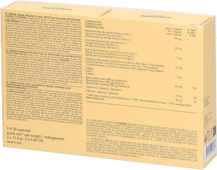 Produktbild Lierac Sunissime The Preparing Capsules Set Of 2 X 30 Capsules (Gesichtspflege Set)