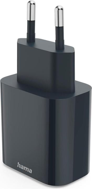 Actual product image Hama Fast charger, USB-C, USB-A, Power Delivery (PD), 20 W, anthracite (20 W)