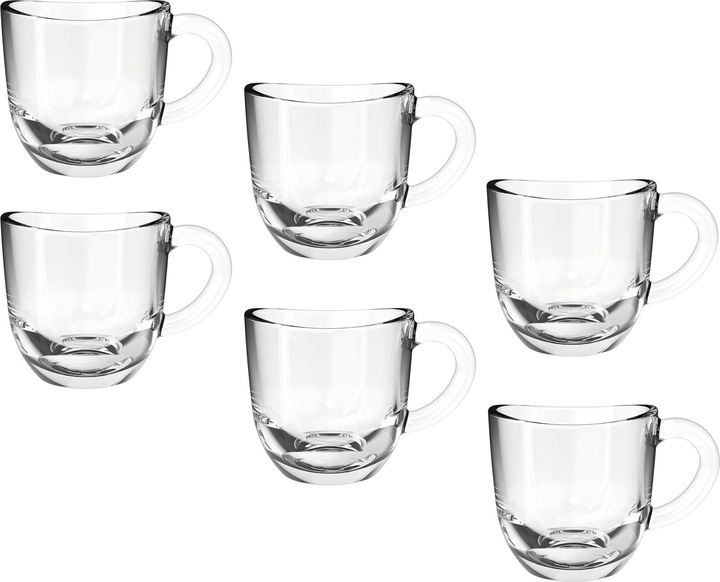 Actual product image Leonardo Espresso cup Napoli 50 ml, 6 pieces, Transparent (80 ml, 6 x)