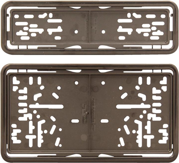 Image du produit Easyklick Titulaire d'une plaque d'immatriculation (Avant + arrière, Format portrait)