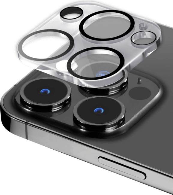 Produktbild Jaym Schutz der Rückfahrkamera für Apple iPhone 15 / 15 Plus aus gehärtetem Glas 9H (15 Plus)