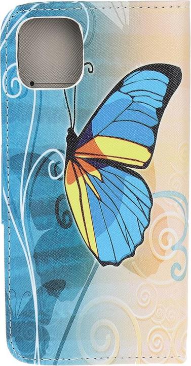 Actual product image Ueli Express iPhone 12 / iPhone 12 Pro book case Case with card holder butterfly (Apple iPhone 12, Apple iPhone 12 Pro)