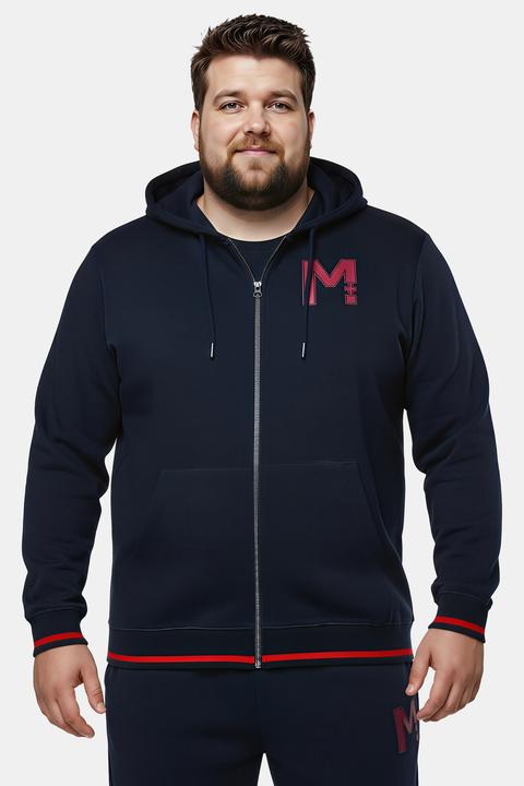 Produktbild Men+ Sweatjacke, Kapuze, Brustprint (L)