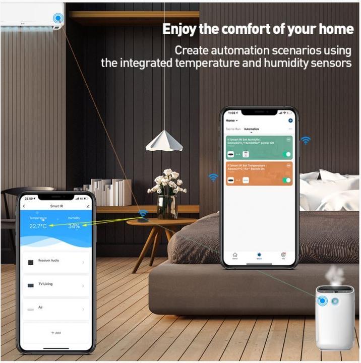 Produktbild Tellur Smart IR WiFi Remote Control&Temperature And Humidity Sensor