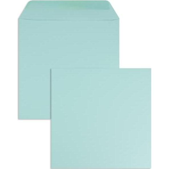 Blanke, Briefumschlag, Briefumschläge 170x170mm 120g/qm gummiert VE=100 Stück lagune (100 x)