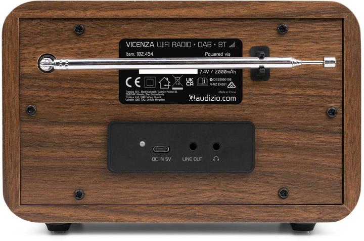 Actual product image Audizio Vicenza (DAB+, FM, Web radio, Bluetooth, Wi-Fi)
