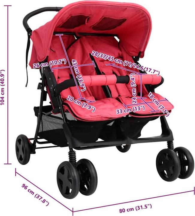 Immagine prodotto vidaXL Kinderwagen