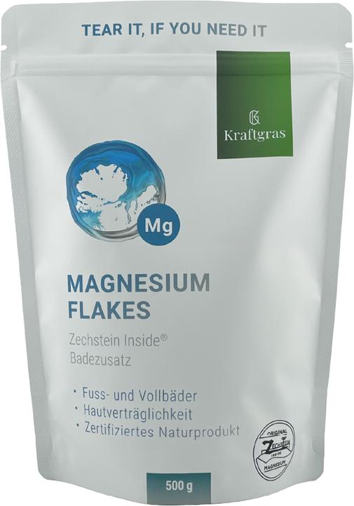 Actual product image Kraftgras Magnesium Flakes Zechstein Inside® (Bath salts)