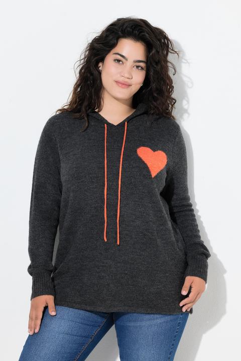 Produktbild Angel of Style Kapuzen-Pullover, Straight Fit, kleines Herz (54, 56)