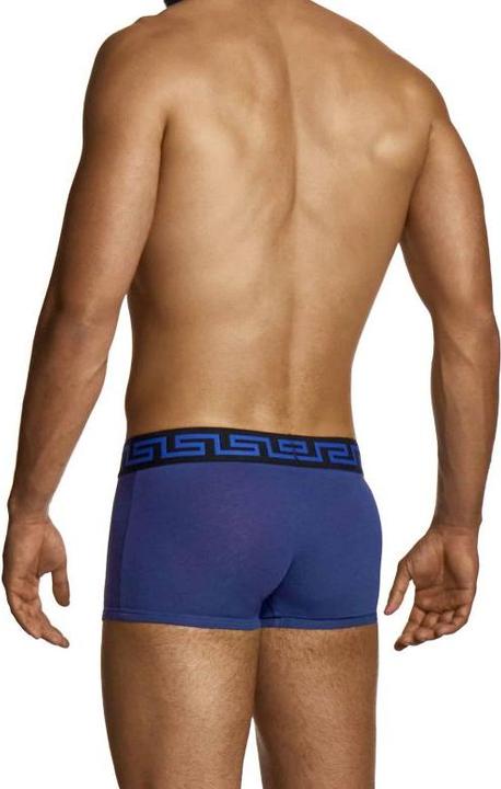 Produktbild Linen Boxershorts Blau/Schwarz Small (S, Einzelpack)