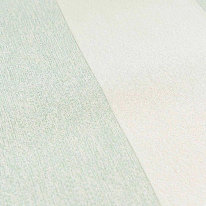 Actual product image A.S. Création Striped wallpaper green white - non-woven wallpaper (53 x 1005 cm)