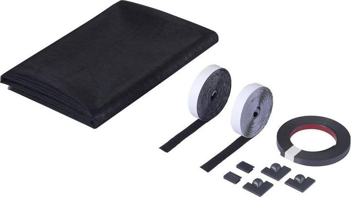 Actual product image Renkforce RF-IS-500 RF-6682734 Fliegengitter (B x H) 1300 mm x 1500 mm Schwarz