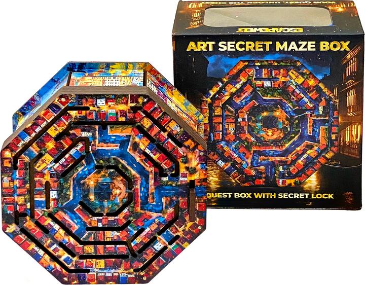 Produktbild Escape Welt Art Secret Box "Maze" - Rätselbox