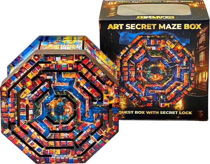 Produktbild Escape Welt Art Secret Box "Maze" - Rätselbox