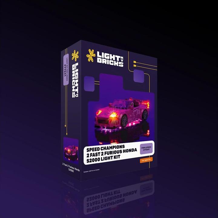 Actual product image Light my bricks LED light set for LEGO 77241 2 Fast 2 Furious - Honda S2000