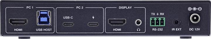 Produktbild InLine ® KVM Switch, 2-fach, HDMI & USB-C, 4K60Hz, Umschalter