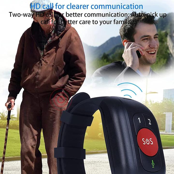 Image du produit Mitlow Bouton de panique SOS Détecteur de chute GPS Tracker (4G)