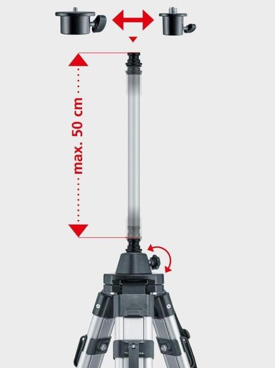 Productafbeelding Laserliner Stativ VarioStand, L: 180 cm, Zubehörtyp: Stativ