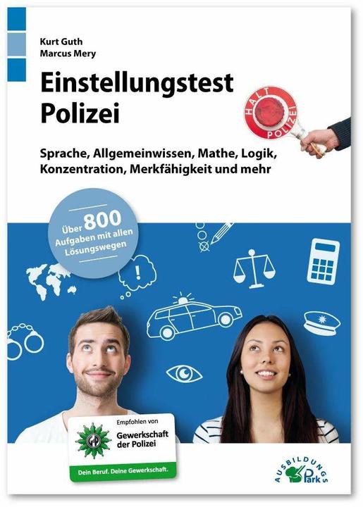 Produktbild Einstellungstest Polizei (Deutsch, Kurt Guth, Marcus Mery, 2024)