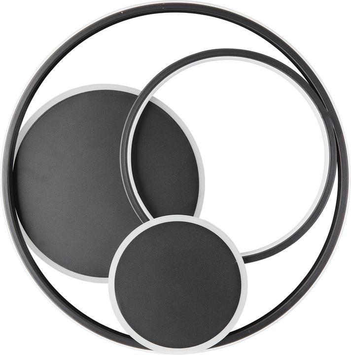 Image du produit Brilliant Runda - Plafondlamp - LED 51,5W - 3000K-6000K - Zwart (5200 lm)