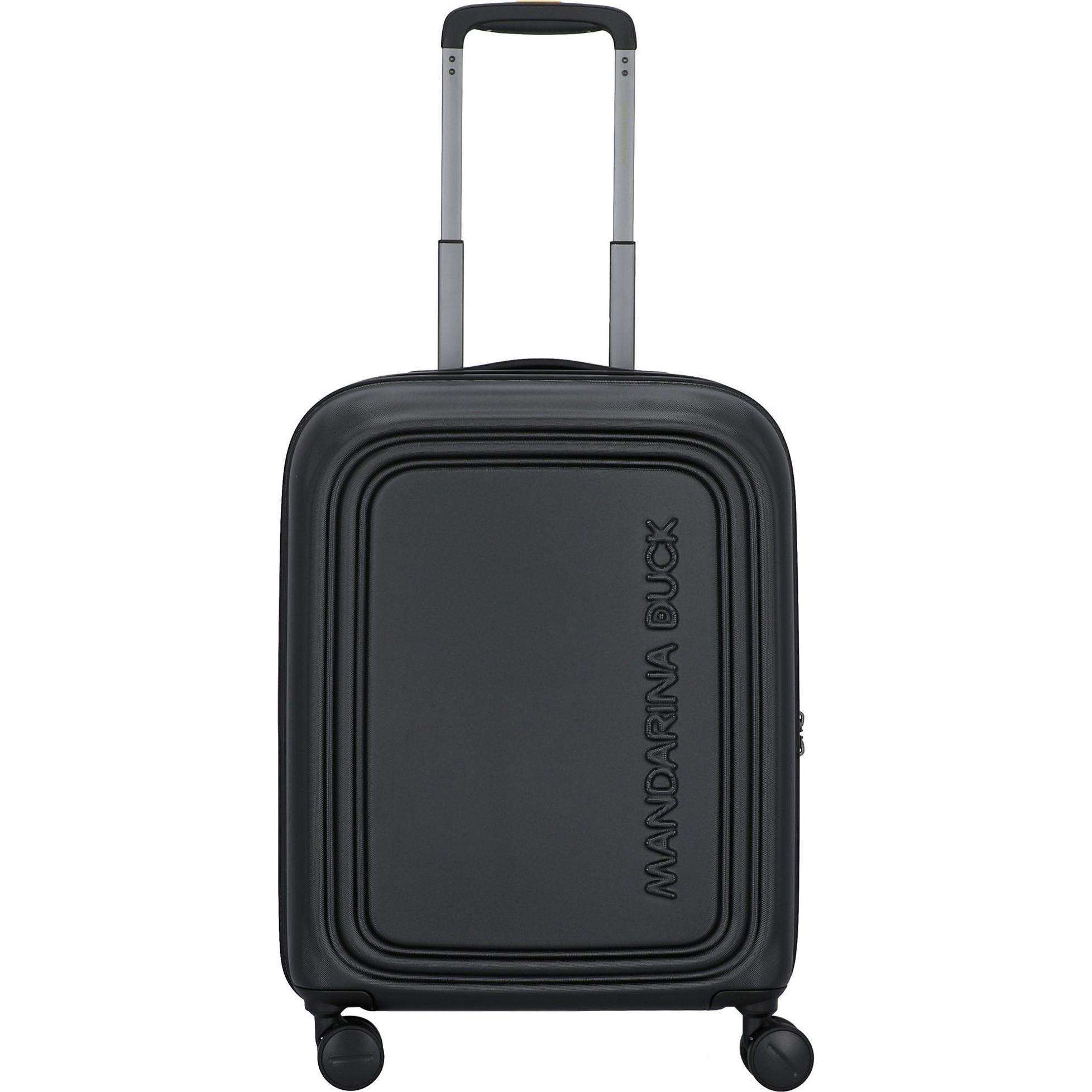 Thumbnail - Mandarina Duck, Koffer, Logoduck+ 4-Rollen Kabinentrolley 55 cm, Schwarz, (40 l, Handgepäck (bis 50l))