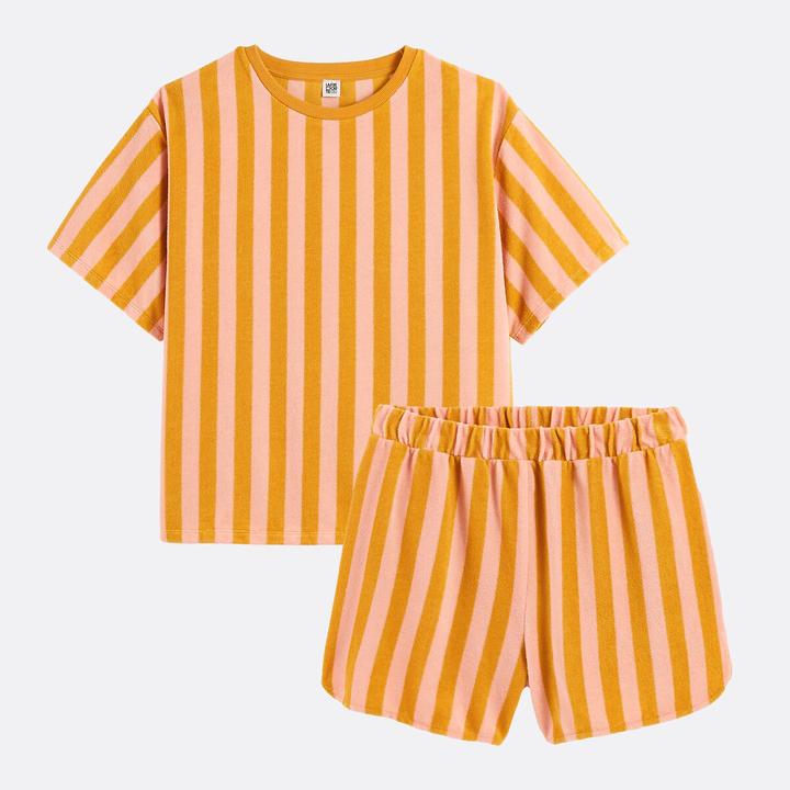 Produktbild La Redoute Collections Gestreifte Pyjashorts (L)