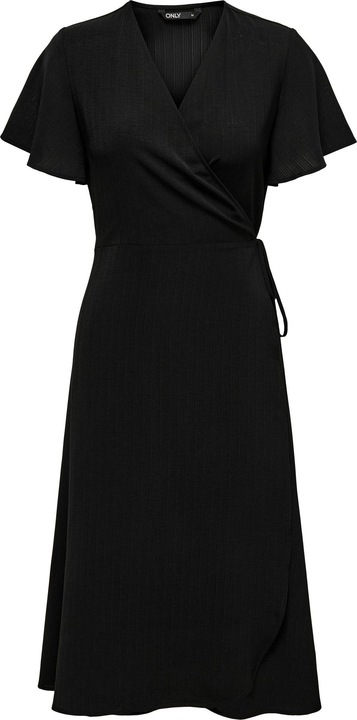 Only Stucali S/S Midi Wrap Dress Wvn