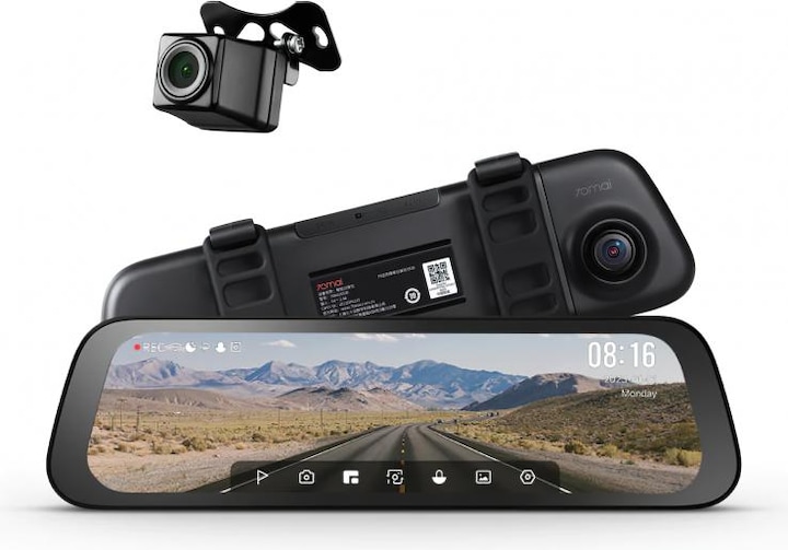 70mai S500 (Display integrato, Microfono incorporato, Visione notturna)