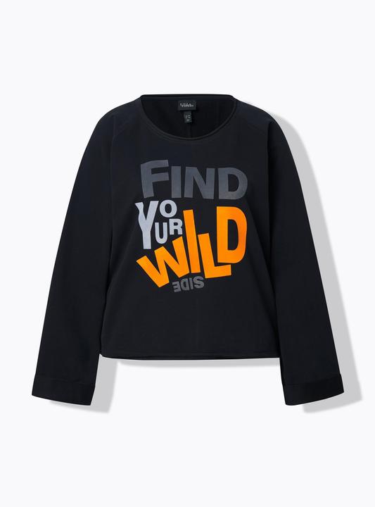 Actual product image Ulla Popken Wild Side Graphic Sweatshirt (62)