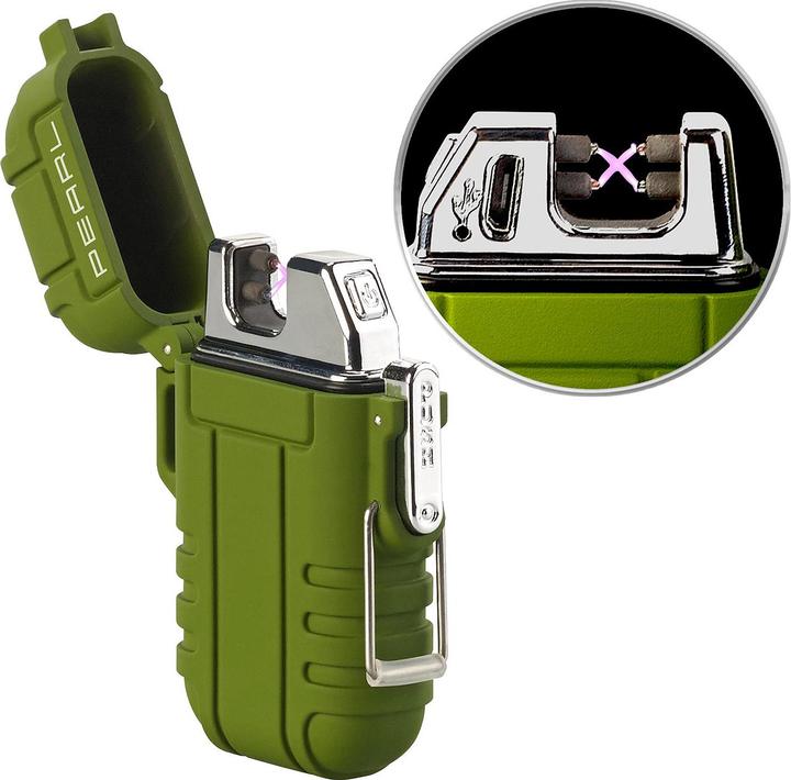 Pearl Elektronisches Feuerzeug mit doppeltem Lichtbogen