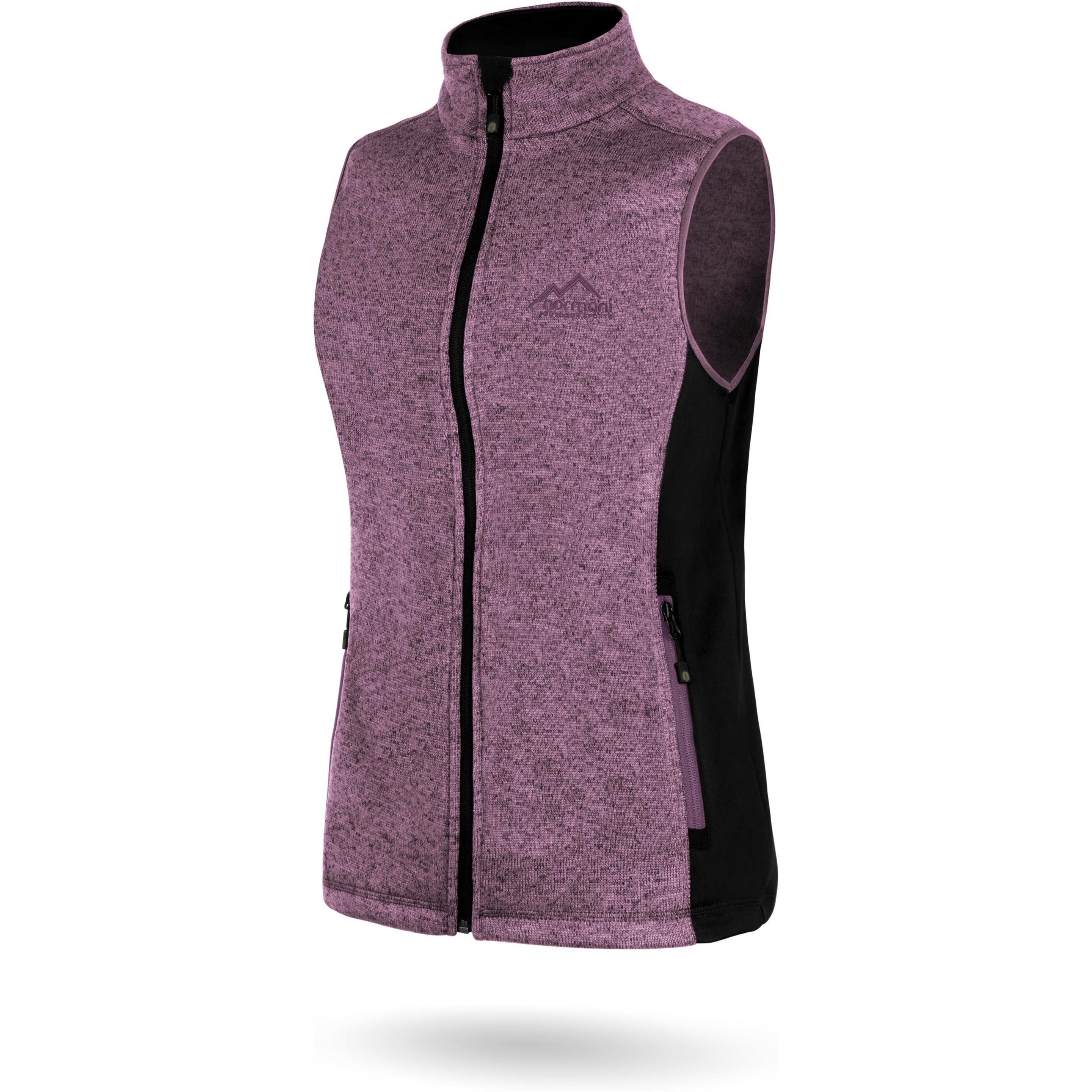 Normani, Damen, Weste, Damen Strickweste „Kashechewan“ - 8831, Violett, (L)