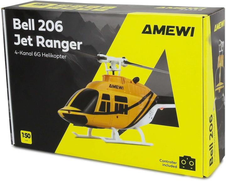 Image du produit Amewi Bell 206 Jet Ranger Helikopter 4-Kanal 6G RTF