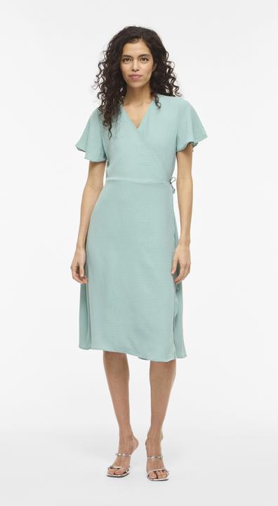 Produktbild Vila VILOVIE Kurzärmeliges Kleid mit V-Ausschnitt (44)