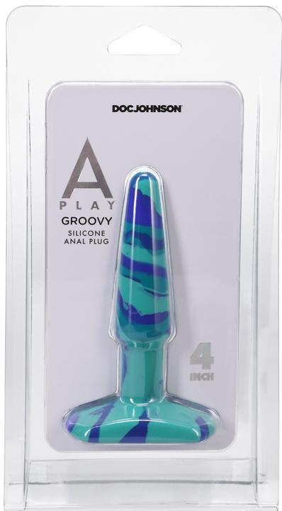 Immagine prodotto Doc Johnson Groovy - Silicone Anal Plug - 4" / 10 cm - Ocean