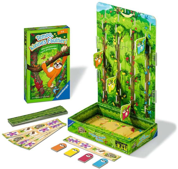 Productafbeelding Ravensburger Schiet op, kleine luiaard! (Duits, Frans, Italiaans)