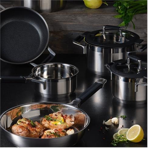 Produktbild Rösle Kochtopf SILENCE PRO Stahlgrau (20 cm, Kochtopf, Edelstahl, Aluminium)