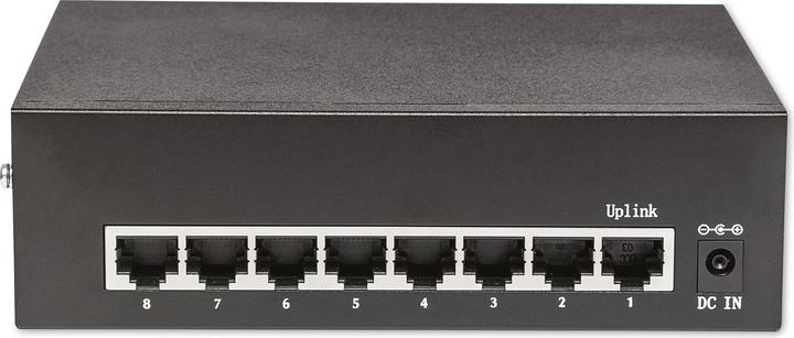 Produktbild Intellinet 8-Port PoE+ Gigabit Switch 8PoE+ Ports IEEE 802.3at/af Power-over-Ethernet PoE+/PoE-konform 60W D... (8 Ports)