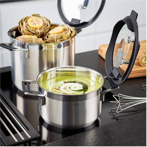 Produktbild Rösle Kochtopf SILENCE PRO Stahlgrau (20 cm, Kochtopf, Edelstahl, Aluminium)